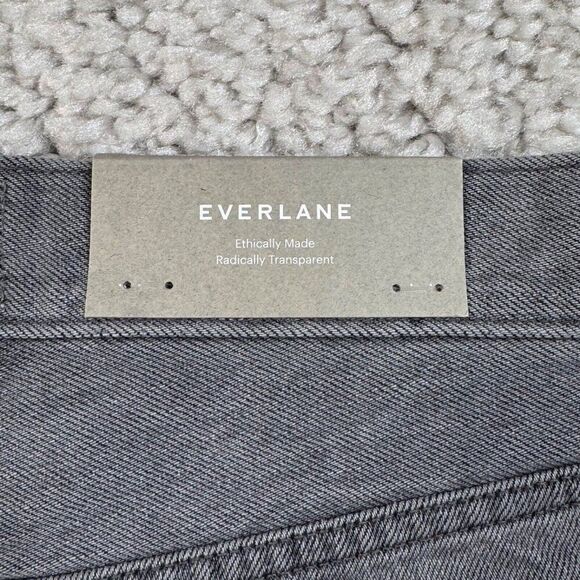 Everlane The Relaxed Straight Jean Organic Cotton Gray 26 NEW - Picture 7 of 13